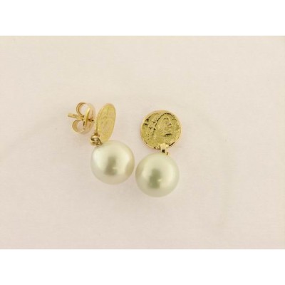 Pendientes Oro Perla Australia Pendientes Oro Perla Australia