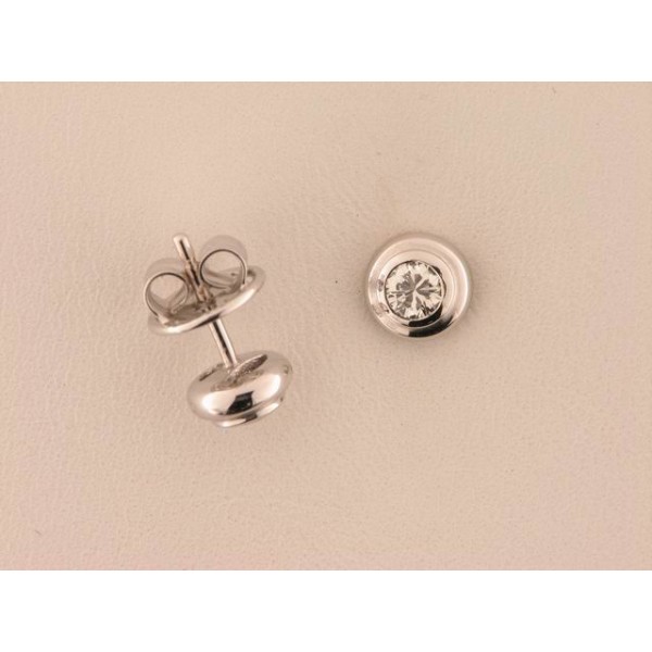 Pendientes Oro Blanco Diamantes