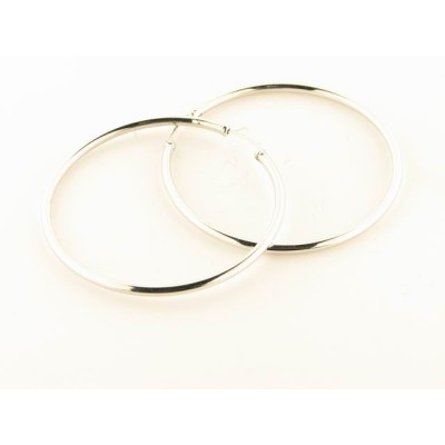Pendientes Aro Oro Blanco Pendientes Aro Oro Blanco