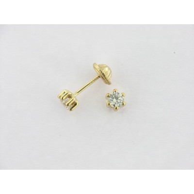Pendientes Oro Zirconita Pendientes Oro Zirconita
