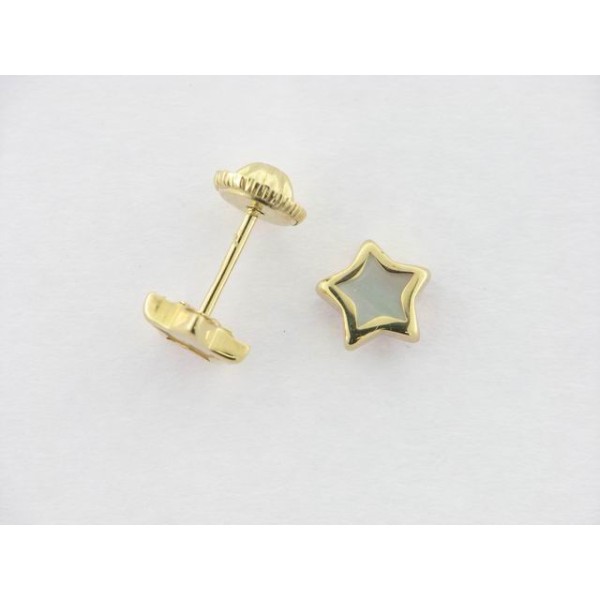 Pendientes Oro Nacar