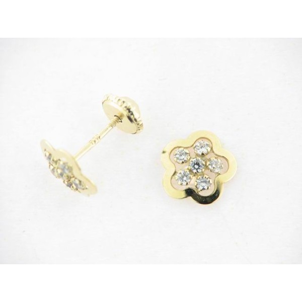Pendientes Oro Piedras