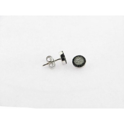 Pendientes Oro Blanco Piedras Pendientes Oro Blanco Piedras