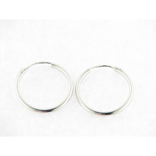 Pendientes Aro Oro Blanco