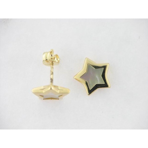 Pendientes Oro Nacar