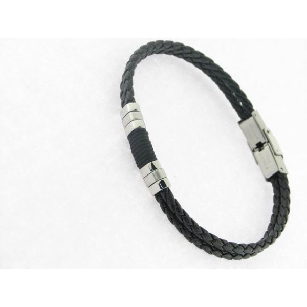 Viceroy Pulsera Acero Piel