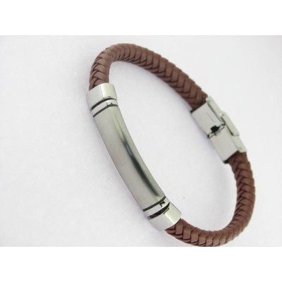 Viceroy Pulsera Acero Piel