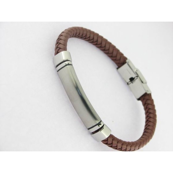 Viceroy Pulsera Acero Piel
