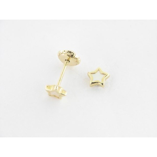 Pendientes Oro Nacar
