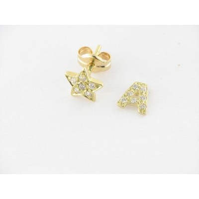 Pendientes Oro Piedras Pendientes Oro Piedras