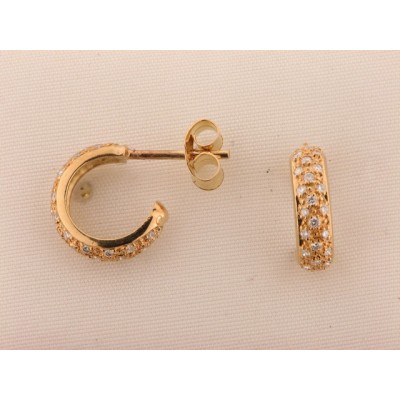 Pendientes Oro Diamantes Pendientes Oro Diamantes