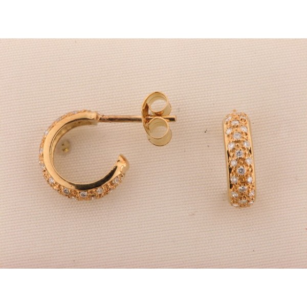 Pendientes Oro Diamantes