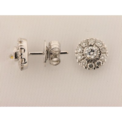 Pendientes Oro Blanco Diamates Pendientes Oro Blanco Diamates