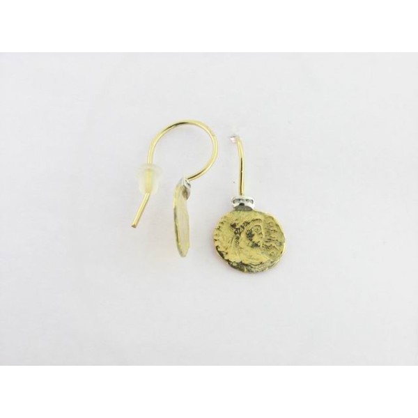 Pendientes Oro Bicolor Diamantes