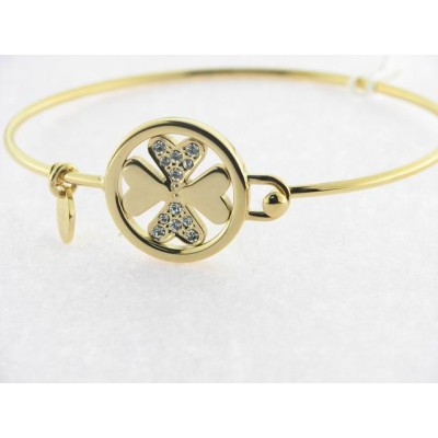 Lotus pulsera aro trebol dorada Lotus pulsera aro trebol dorada