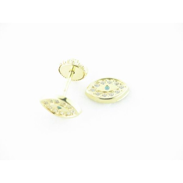 Pendientes Oro Piedras