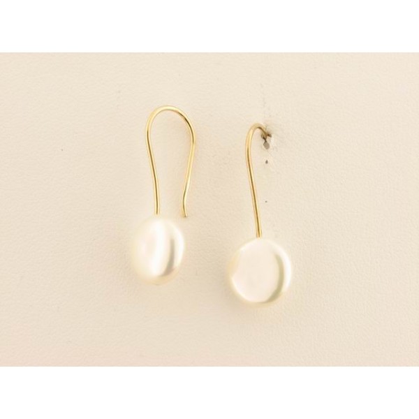 Pendientes Oro Perla