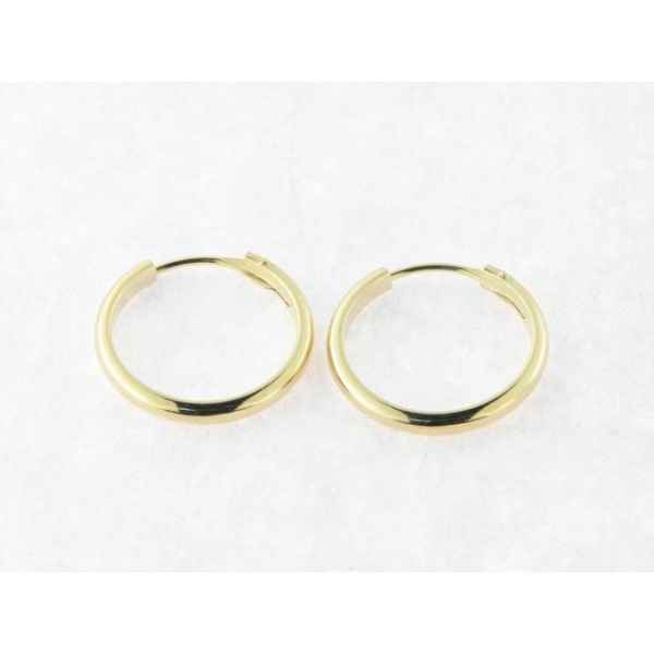Pendientes aro oro