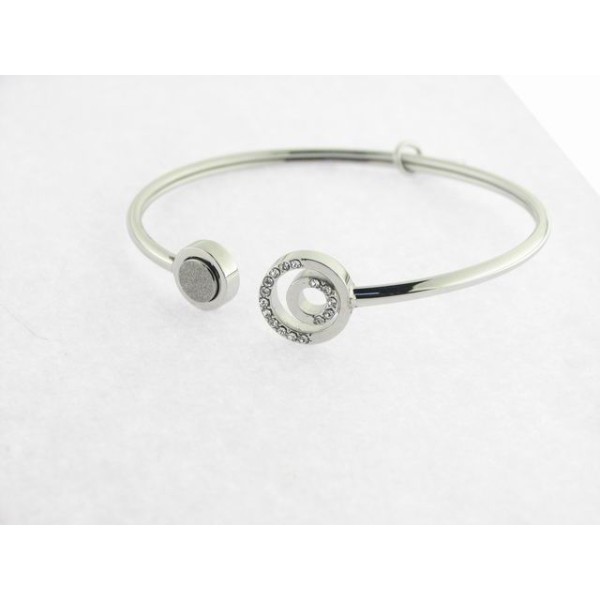 Lotus Pulsera Aro Piedras