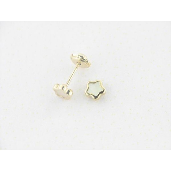 Pendientes Oro Nacar