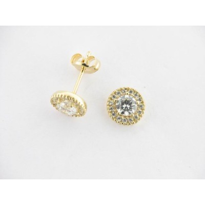 Pendientes Oro Piedras Pendientes Oro Piedras