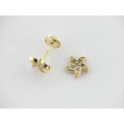 Pendientes oro piedras Pendientes oro piedras