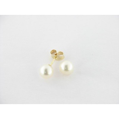 Pendientes Oro Perla Pendientes Oro Perla