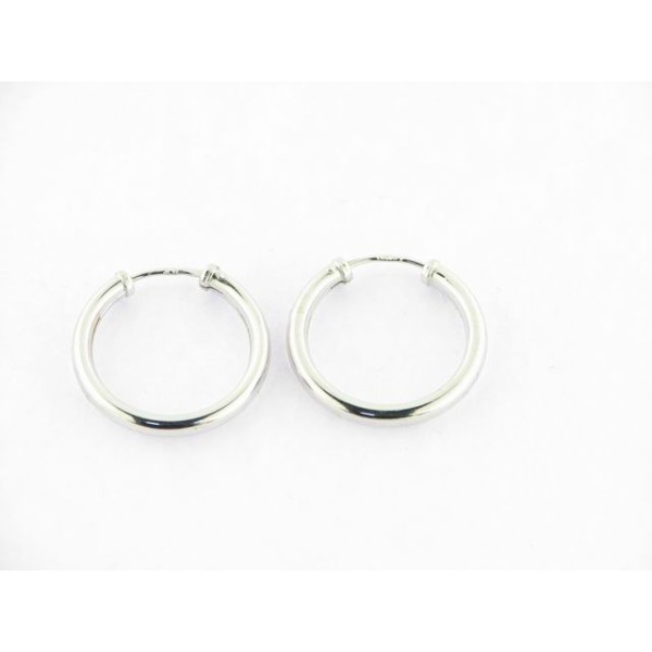 Pendientes Aro Oro Blanco