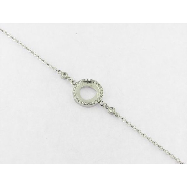 Lotus Pulsera Acero Piedras