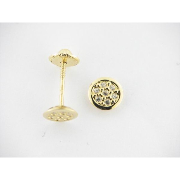 Pendientes Oro Piedras