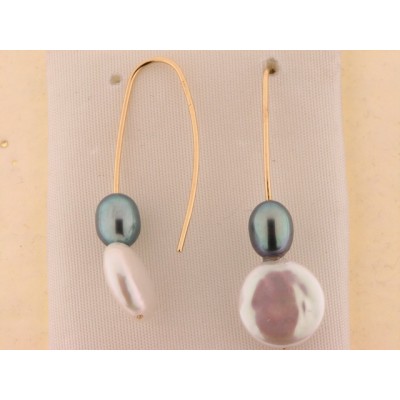 Pendientes Oro Perlas Pendientes Oro Perlas