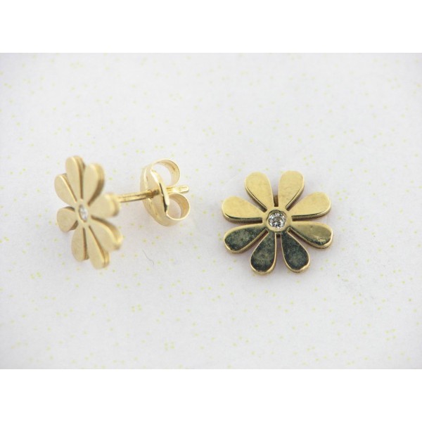 Pendientes oro Piedra