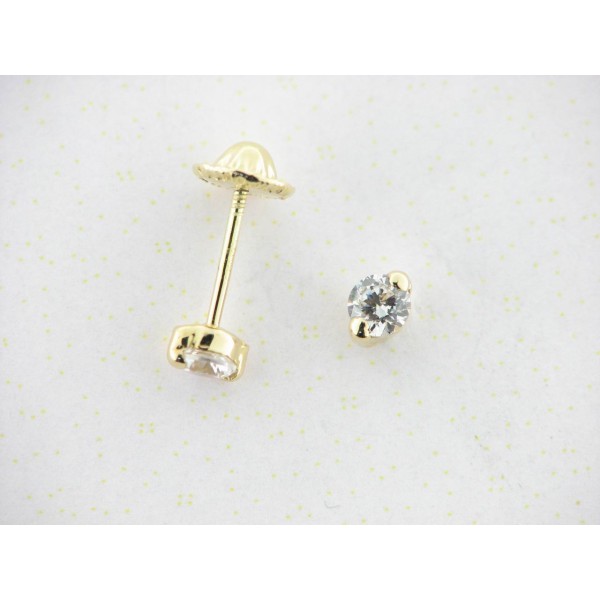 Pendientes Oro Piedra