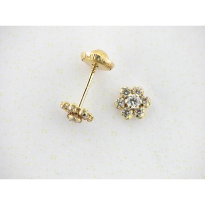 Pendientes Oro Piedras Pendientes Oro Piedras