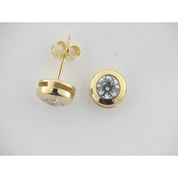 Pendientes Oro Piedra
