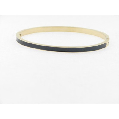 Pulsera Aro Acero Chapado Negro Pulsera Aro Acero Chapado Negro