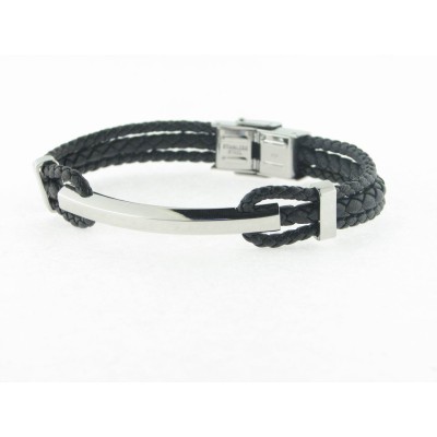 Lotus Pulsera Acero Cuero Lotus Pulsera Acero Cuero