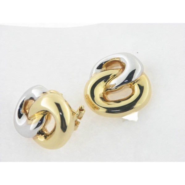 Pendientes Oro Bicolor