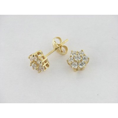 Pendientes Oro Piedras Pendientes Oro Piedras