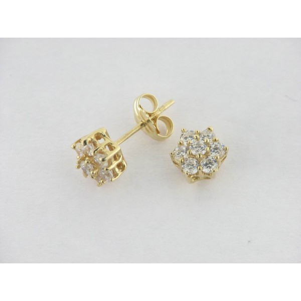 Pendientes Oro Piedras