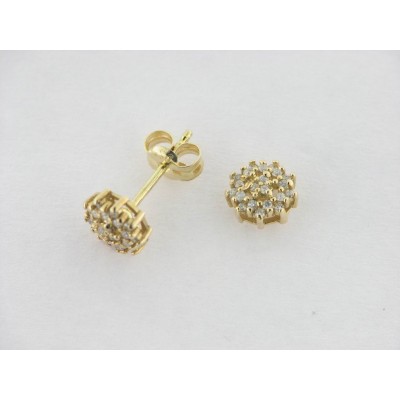Pendientes Oro Diamantes Pendientes Oro Diamantes