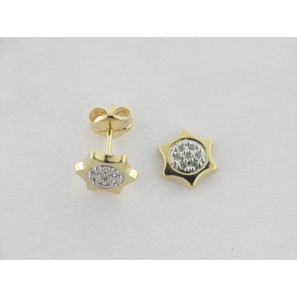 Pendientes Oro Piedras
