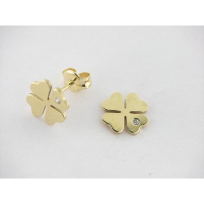 Pendientes Oro Piedra Pendientes Oro Piedra