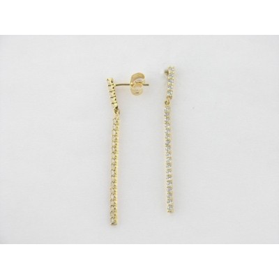 Pendientes Oro Colgar Piedras Pendientes Oro Colgar Piedras