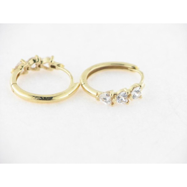 Pendientes Aro Piedras