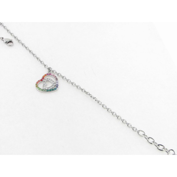 Lotus Pulsera Acero Piedras