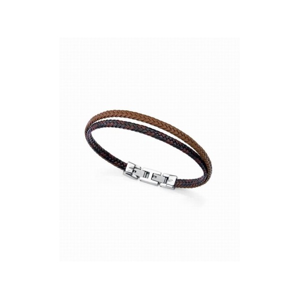 Viceroy Pulsera Acero Piel